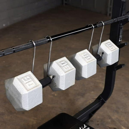 Body-Solid Tools Dumbbell Spotter Hooks - Perfect