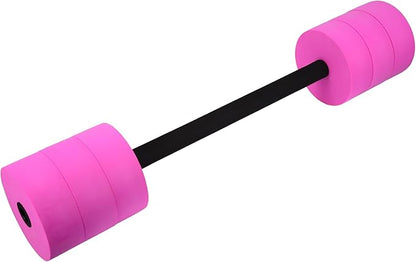 Aquatic Exercise Dumbbells Water Dumbbell Pool Resistance Aquatic Fitness Barbells with 4 High-Density EVA Foam Pool Weights Dumbbells, for Water Aerobics Weight Loss