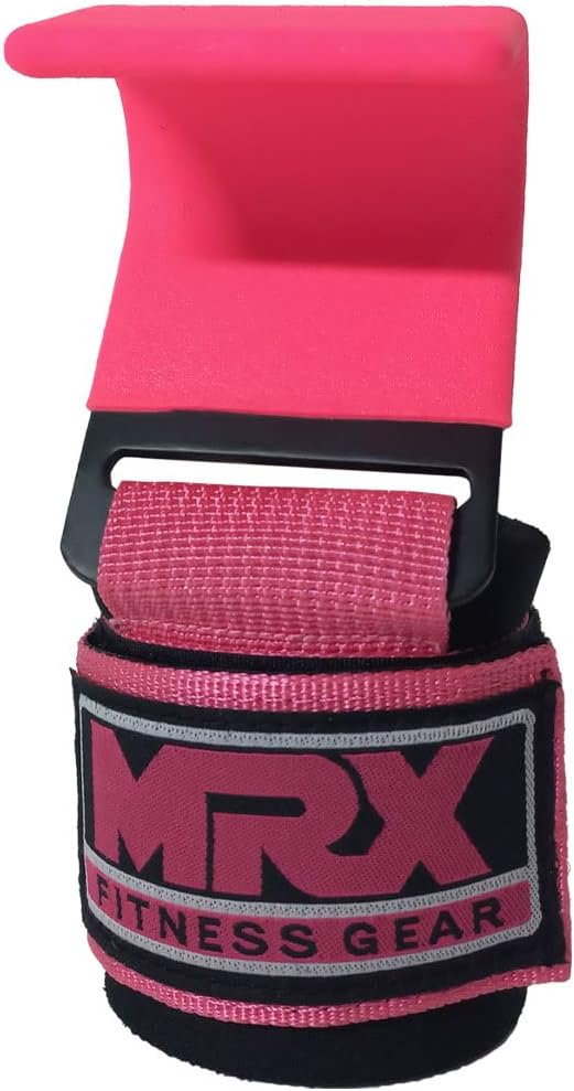 MRX Power Weight Lifting Straps Wrist Support Heavyduty Gym Training Bandage Cordura Hook Deadlifting Wraps