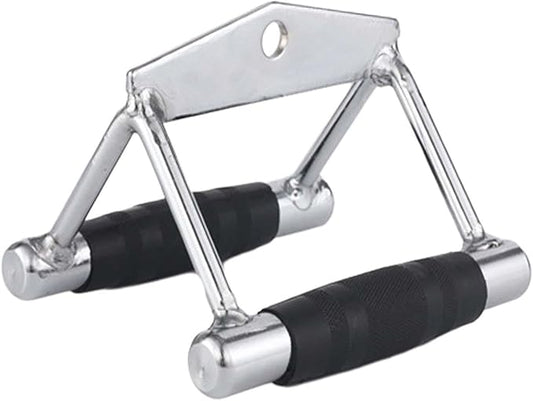 Heavy Duty Double D Handle, Ergonomic Grip V Bar Cable Attachment, Cable Machine Accessories for Home Gym