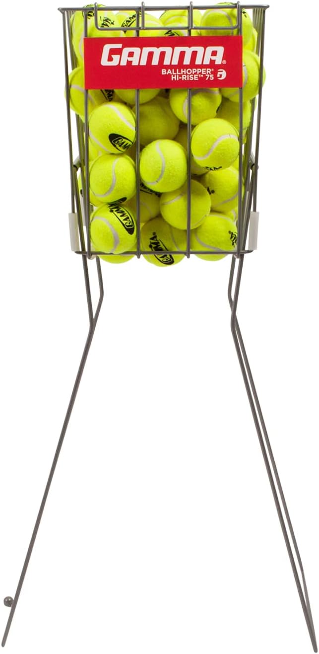 GAMMA Tennis Ball Hopper, Tennis Hopper for Easy Pick Up, Carrying, and Storage, Durable, Convenient, Heavy-Duty Construction in Multiple Sizes and Colors