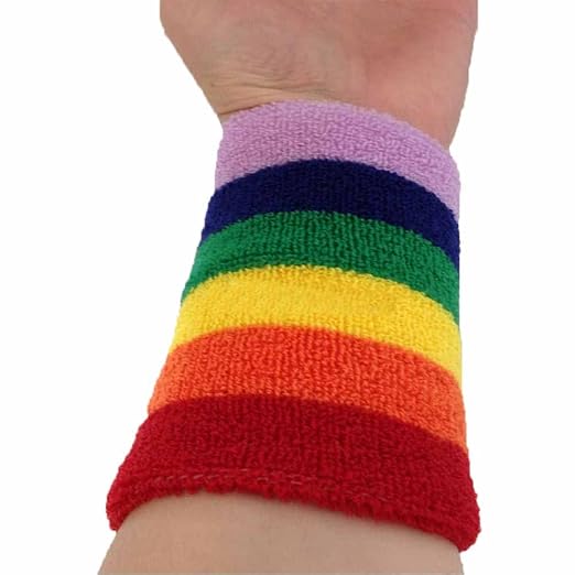 Leadigol Bracers Pressurized Wrap Hand Health Massage Rainbow Color Motion Fitness Left or Right Hand