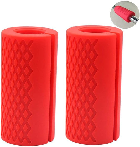 Barbell Grips - Thick Dumbbell Grips Arm Blaster Adapter with High-Density Silicone Rubber, Bar Grips for Weightlifting Muscle Growth Rapidly and Hands Stress Relieve