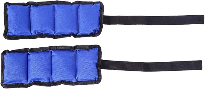 2x 1kg/2.2lb Wrist Ankle Weights for Women, Men, and Kids, Strength Training Wrist/Leg/Arm Weight Set with Adjustable Strap for Gymnastics, Aerobics, Physical Therapy, Gym Exercise