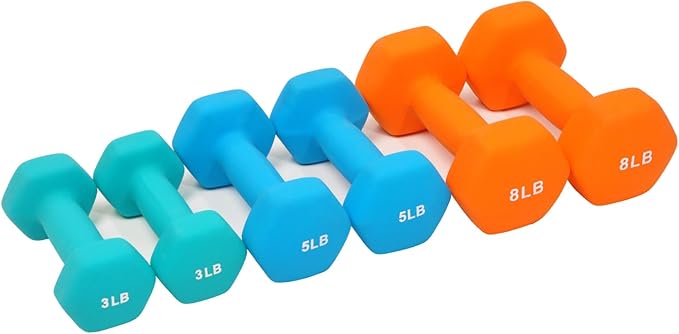 Signature Fitness Adjustable Dumbbell Hand Weights Set, 20LBS, 32LBS, 40LBS, 45LBS, Multiple Styles