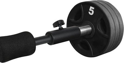 Large T Bar Row Attachment Handle,Handle Attachment Fits 1" Standard and 2" Olympic Barbell Bar for Home Gym Squat Back Muscles Exercise Equipment