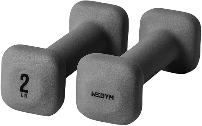 SafeGrip Dumbbells with Anti-Slip, Thick Handles and Flat, Sturdy Sides for Secure Workouts at Home, for Weightlifting, and Personal Training