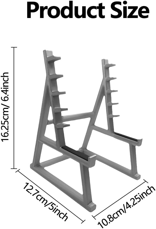 EKDJKK Squat Rack Pen Holder, Barbell Rack Pen Holder, Mini Squat Rack Decor with Weights & Barbells, Fun Desk Gym Decorations Accessories for Fitness Enthusiasts and Weightlifting Fans