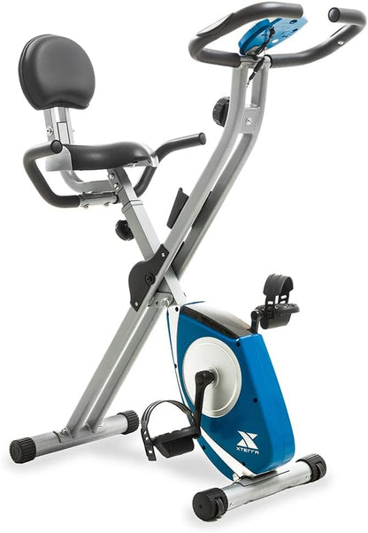 XTERRA Fitness Folding Exercise Bike, 225 LB Weight Capacity