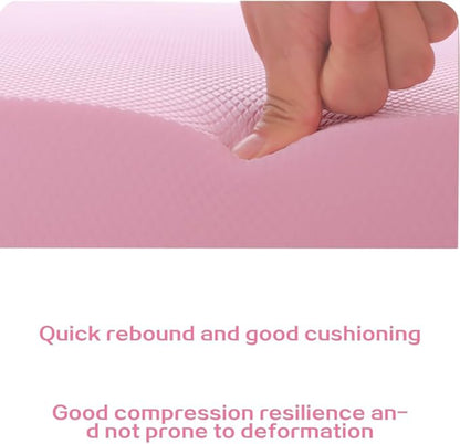 SPACETIM Pink Foam Balance Pad For Physical Therapy, Yoga, And Stability Training - Ideal For Women, Physiotherapy Patients, And Arthritis Relief