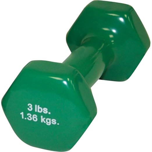 CanDo 41818 Dumbbell, 3lbs