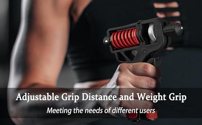 Grip Strengthener Adjustable Resistance 11-270 lbs Forearm Exercise, Grip Strength Trainer, Ergonomic Non-Slip Rubber Grip Strengthener, Spring Grip Forearm Strengthener with Counter