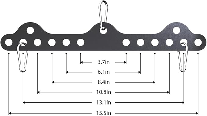 Lat Pulldown Attachments, Double to Single D Handle Adaptor Plate for Neutral Grip LAT Pull Down Bar, Exercise Machine Attachments for Cable Crossover Machine for Squat Rack Home Gym