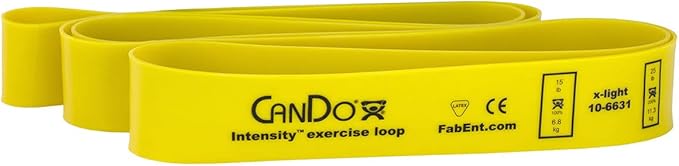 CanDo Intensity Loop - 40-inch Exerciser Resistance Band for Physical Therapy, Strength Training, Rehabilitation, and Exercise