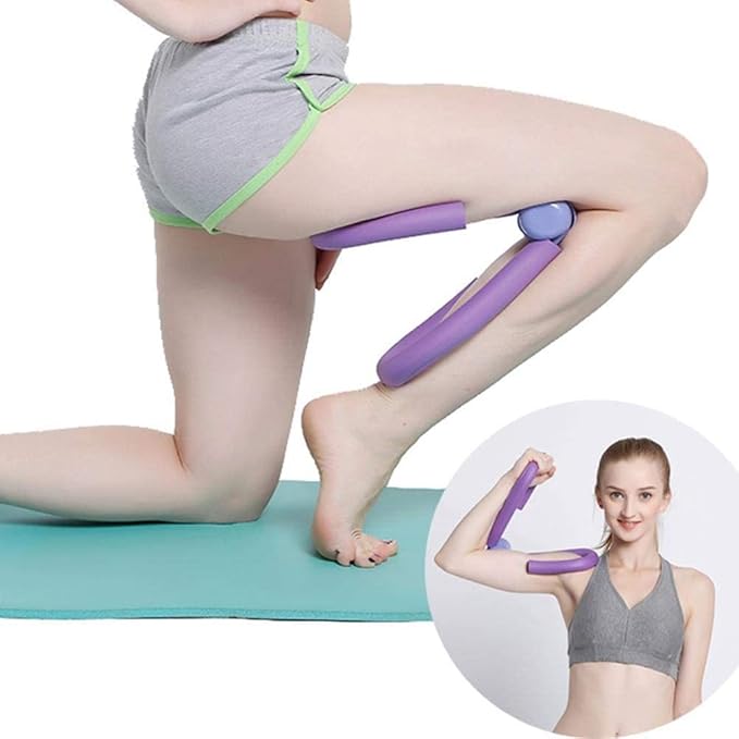 Thigh Master Inner Thigh Workout Equipment, Thigh Arm Toner Trimmer for Home Gym Yoga Sport Weight Loss