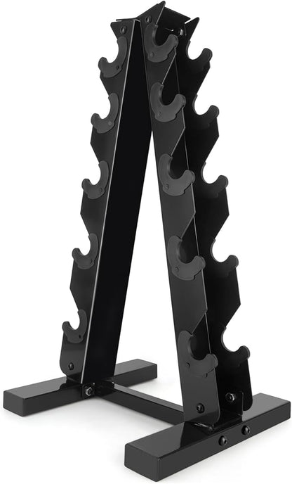 Dumbbell Rack Stand, A-Frame Weight Stand for Dumbbells - Weight Rack for Home Gym (480 LBS Weight Capacity)