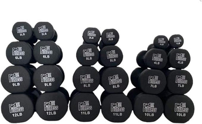 Fitness First Neoprene Dipped Dumbbells (Pairs)