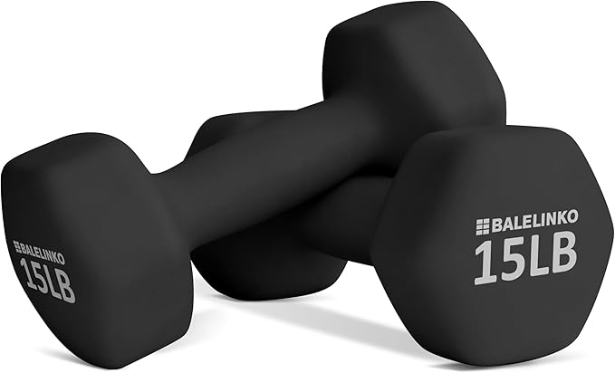 Balelinko Home Gym Equipment Workouts Strength Training Weight Loss Pilates Weights Yoga Sets Weights for Women, Men, Seniors and Youth