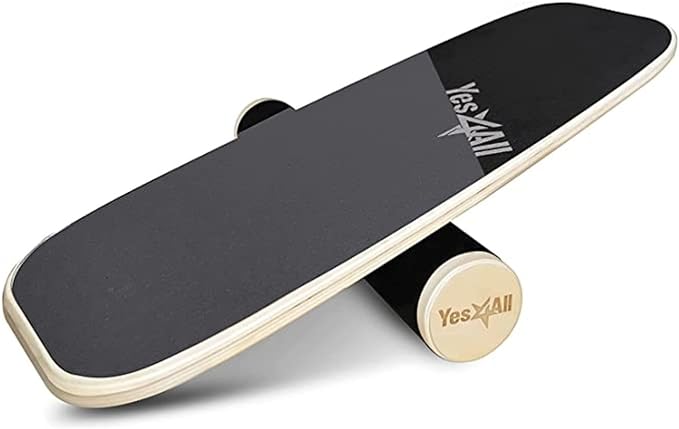 Yes4All Balance Board Sports Trainer, Surf Trainer Board With Adjustable Stoppers, Improve Core Strength and Balance Control