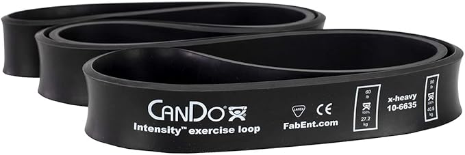 CanDo Intensity Loop - 40-inch Exerciser Resistance Band for Physical Therapy, Strength Training, Rehabilitation, and Exercise