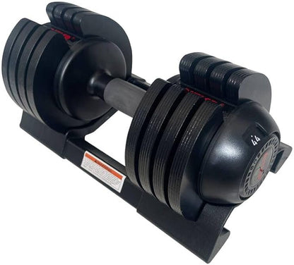 Adjustable Dumbbell 22LB Free Dumbbell Weight Adjust with Handle for Full-Body Home Gym Workouts 13.8 x 6.7 x 6.5INCH