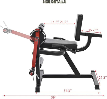 CuisinSmart Leg Extension Machine 650lbs