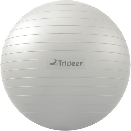 Trideer Yoga Ball Exercise Ball for Working Out, 5 Sizes Gym Ball, Birthing Ball for Pregnancy, Swiss Ball for Physical Therapy, Balance, Stability, Fitness, Office Ball Chair, Quick Pump Included