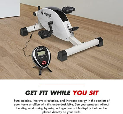 FitDesk Under Desk Bike Pedal Machine with Magnetic