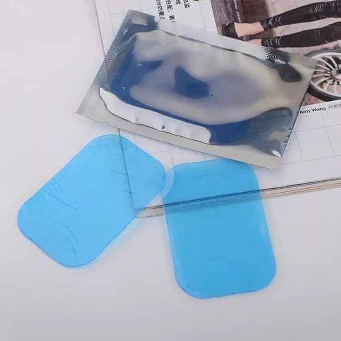 BESPORTBLE Ab Trainer Gel Pads s Toner Bha 12PCS Abs Trainer Replacement Sheet Hydrogel Fitness Pad Massage Fitness Sticker Glue Abs Pads Accessories Bha Skin Ab Trainer Gel Pad