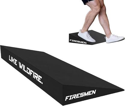 ER KANG Squat Wedge Block, Slant Board Heel Lift for Strength and Knees Over Toes Squats, Calf Stretcher Incline Board, Wide Durable Heel Elevated Squat Wedge Block for Weightlifting and Mobility(New)