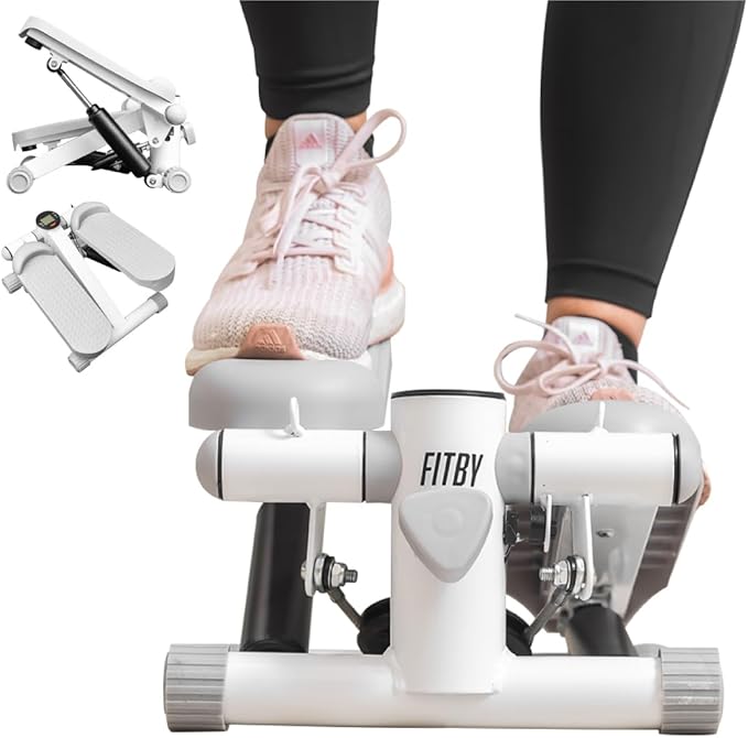 Stepper Machine- Exercise Stepper- Easy to Use Exercise Stepper for Home Workouts- Portable Exercise Equipment- Home Gym Essentials- Fitness Stepper- Steppers for Exercise by Fitby