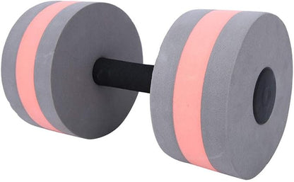 Eco-friendly Roundness Foam Water Workout Dumbbells Water Weights Barbell Floating Dumbbell Fitness Equipment