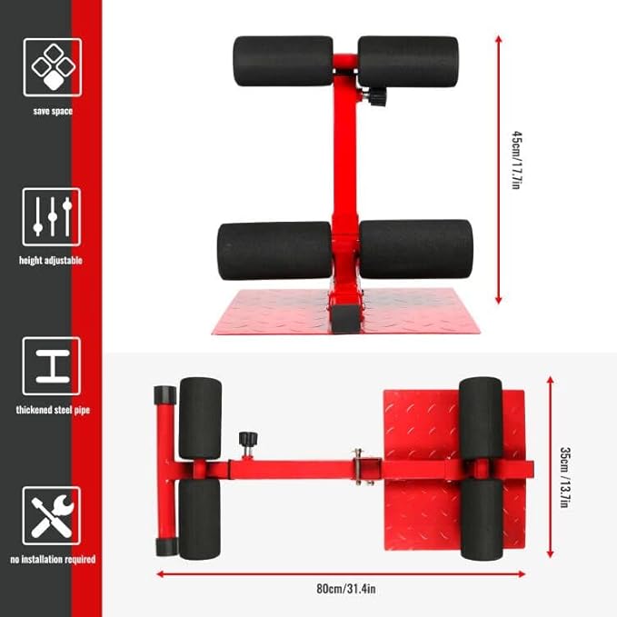 INNOLIFE Sissy Squat Machine Adjustable Height