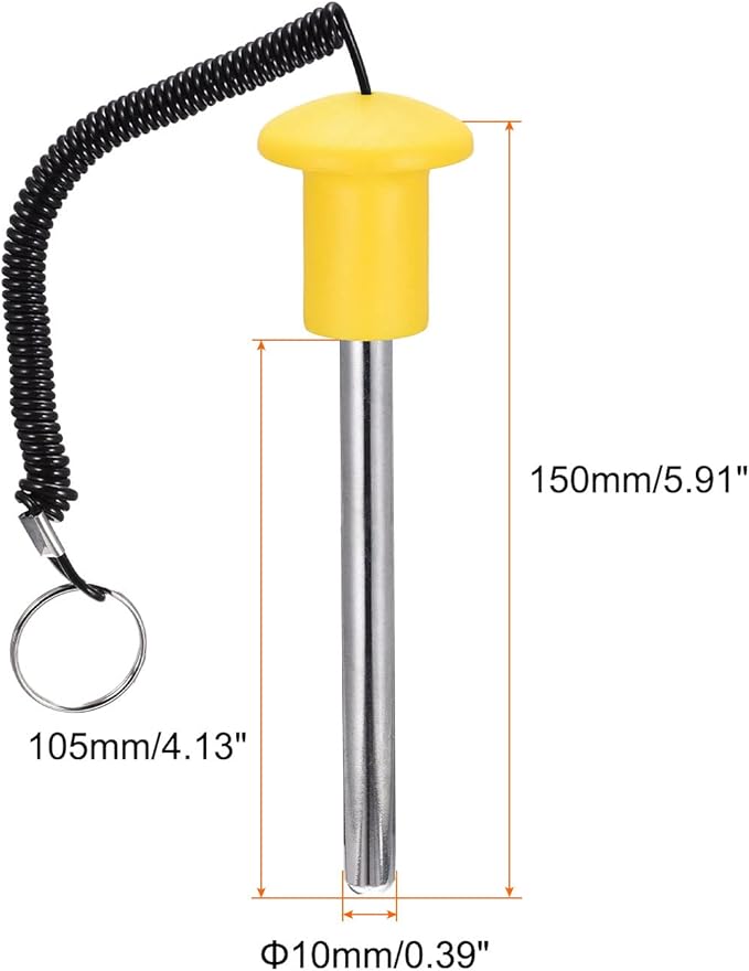 uxcell Weight Stack Pin with Pull Rope Magnetic Strength Training