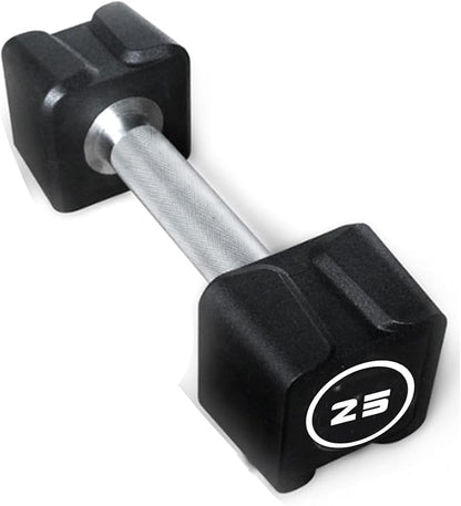 Cast Iron Dumbbells, (5.5LB-22LB) In Pair /(30LB/55LB) Single, Fixed Dumbbell Weights With Pu Coating and Anti-Slip Grip, No Odor