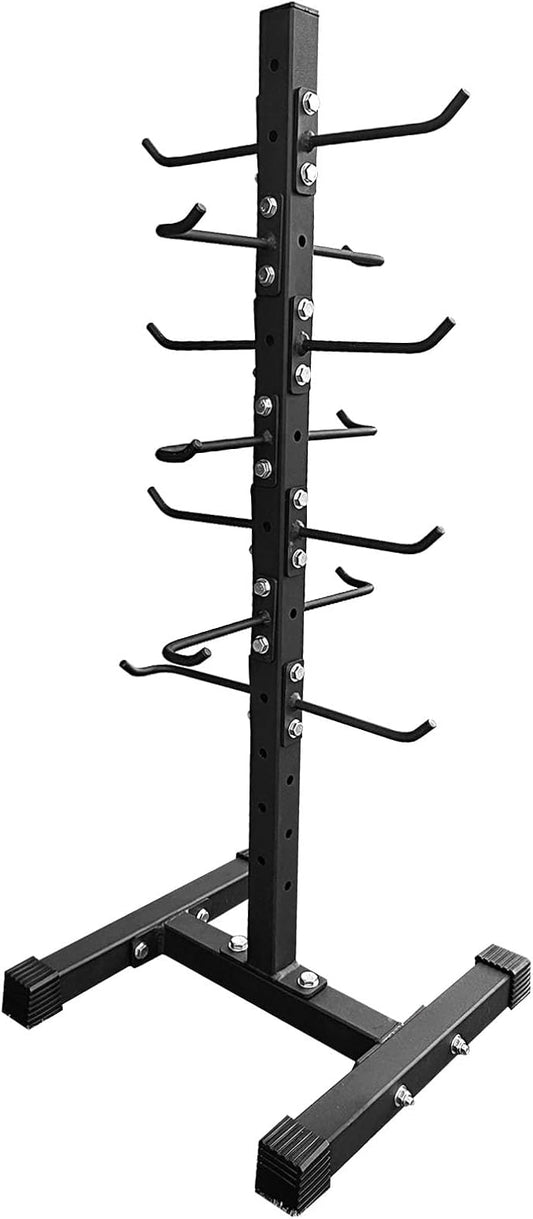 Cable Attachment Rack for Lat Pull Down Bar, Heavy Duty Steel Cable Attachments Gym Storage Rack, Lat Bar Organizer for Different Cable Handles