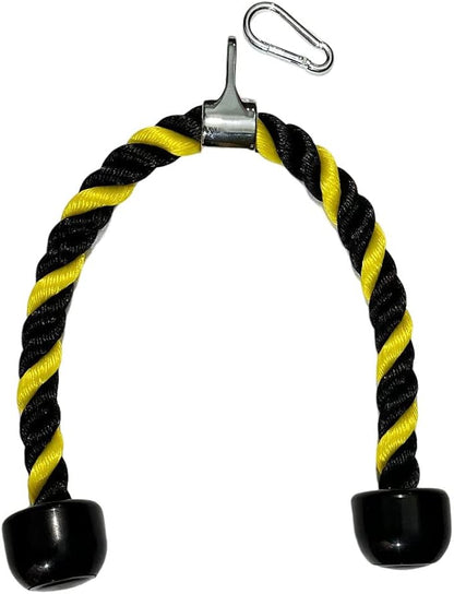 27-Inch Tricep Rope Cable Attachments – Versatile Home Gym Cable Machine Accessories – LAT Pull Down Attachment for Enhanced Weight Fitness