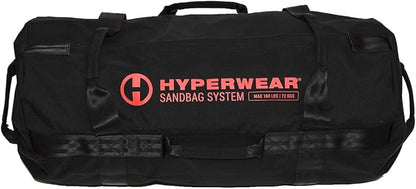 HYPERWEAR Adjustable Sandbag System - Heavy-Duty Workout Sandbags with Handles and Pre-Filled SandBells (25lb, 40lb, 80lb, 160lb)