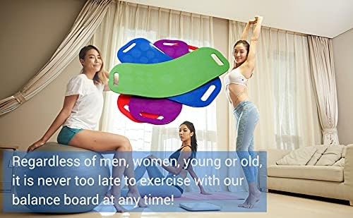 ABS Twisting Fitness Balance Board Simple Core Workout Yoga Training Abdominal Muscles Fitness (blue)