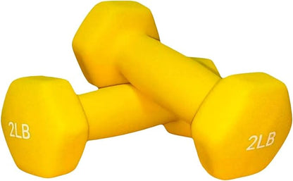 FUXION SPORTS Coated Pair Hand Weights All-Purpose, Home, Gym, Office, Exercise,