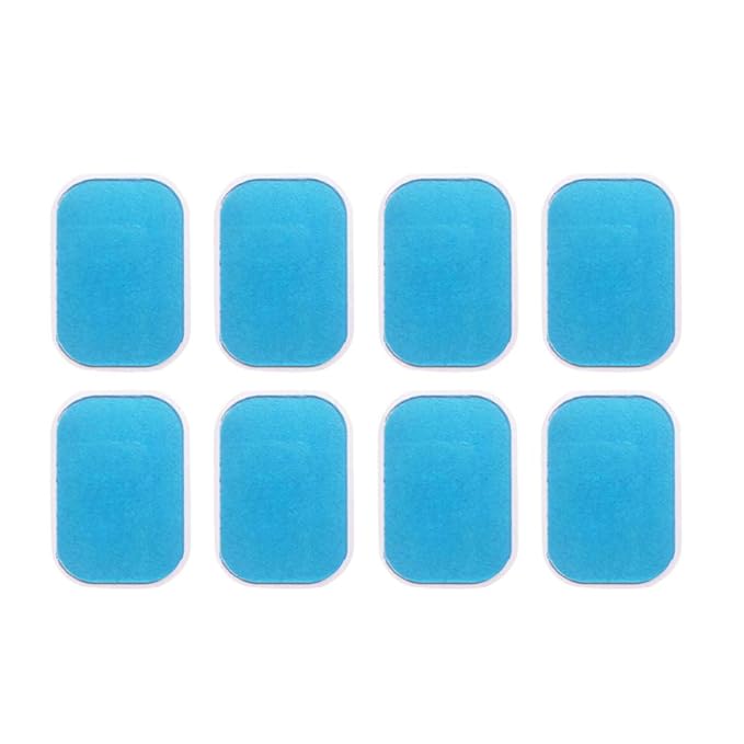 BESPORTBLE Ab Trainer Gel Pads s Toner Bha 12PCS Abs Trainer Replacement Sheet Hydrogel Fitness Pad Massage Fitness Sticker Glue Abs Pads Accessories Bha Skin Ab Trainer Gel Pad