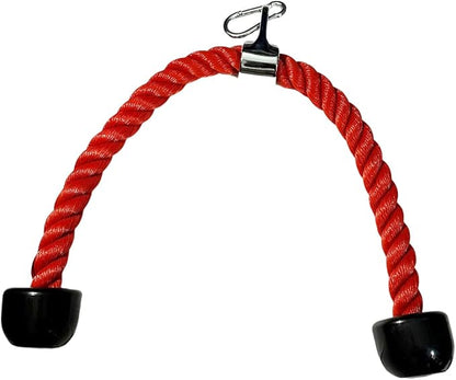 Tricep Rope Cable Attachments Cable Machine Accessories for Home Gym, 27 Inch Tricep Rope For Pulley System Attachment, LAT Pull Down Attachment, Cable Machine Attachments, Weight Fitness With Pulldown Grips