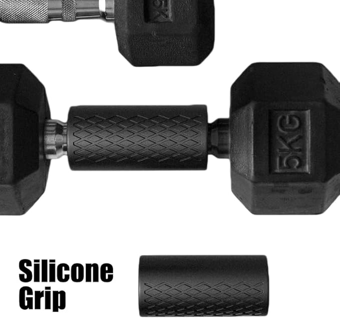 Dumbbell Grips Anti-slip Rubber Barbell Shoulder Pads Powerlifting