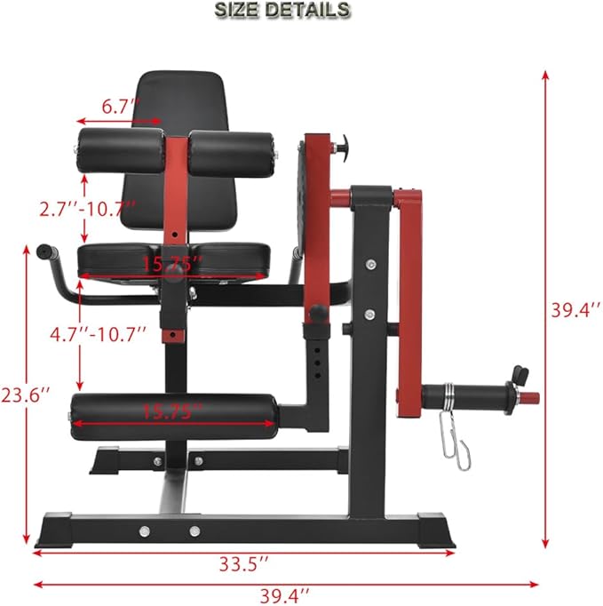 CuisinSmart Leg Extension Machine 650lbs