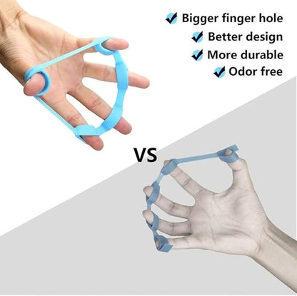 6 PCS Hand Grip Strengthener, Finger Fitness Elastic Band Resistance Band Suitable for Exercise Training Rubber Ring Pull Ring Hand Grip Extender