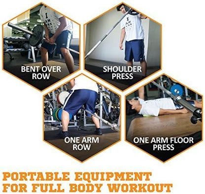 Elite Heavy Duty T-Bar Row Olympic Bars - Landmine Attachment for Barbell Workouts - Robust Steel Base for Home and Gym Fitness - Designed for 2-inch Olympic Barbell