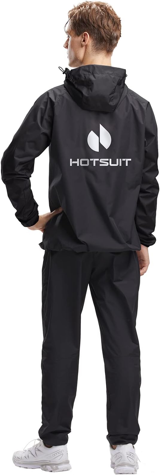 HOTSUIT Sauna Suit for Men Sweat Sauna Jacket Pant Gym Workout Sweat Suits