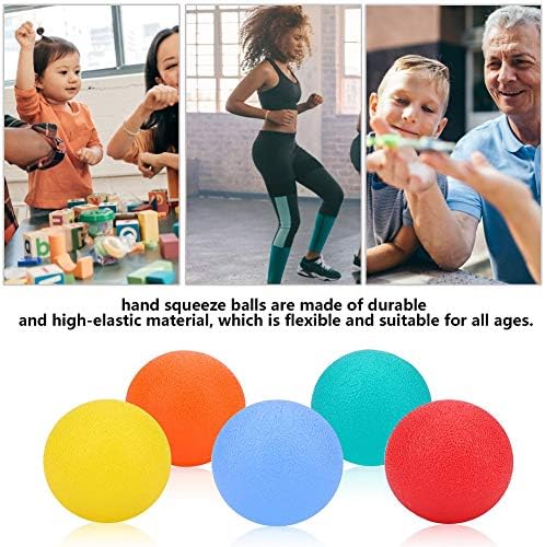 Hand Stress Relief Balls,Hand Exercise Balls Hand Therapy Balls Hand Squeeze Balls for Stress Relief, Arthritis Pain Relief