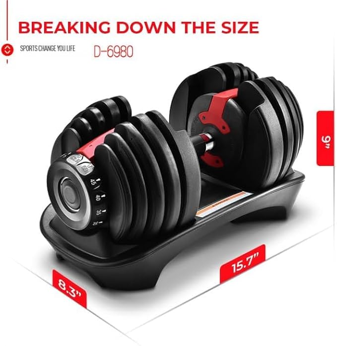 Adjustable Dumbbells to Transform Your Workout 5-in-1 Weights