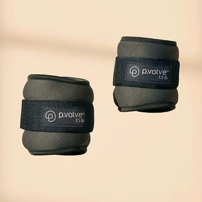 PVOLVE Ankle Weights- Home Gym Fitness Equipment to Sculpt and Tone Your Body, Legs and Core